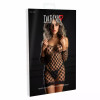 Сексуальное сетчатое платье One Size Daring Intimates, черное, фото №2 — секс шоп Украина, NO TABOO