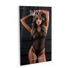 Сексуальное сетчатое боди One Size Daring Intimates, черное, фото №2 — секс шоп Украина, NO TABOO