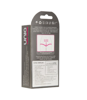 Резинки женские безлатексные Uniq Lady, 3 шт. - No Taboo