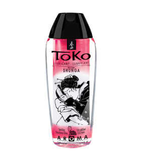 Лубрикант оральный Shunga Toko со вкусом клубники и шампанского, 165 мл - No Taboo