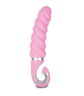 Вибратор рельефный Gjack² Gvibe, киберкокожа, розовый, 22 х 3.7 см - No Taboo