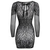 Платье сексуальное кружевное One Size Fifty Shades of Grey, черное, фото №4 — секс шоп Украина, NO TABOO
