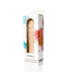 Вибратор реалистичный Drizzle, бежевый, 19 х 4.5 см - No Taboo