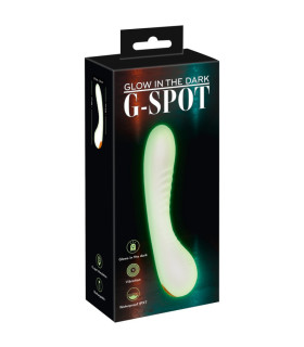 Вибратор для точки G You2Toys, светится в темноте, белый, 17.9 х 3.5 см - No Taboo