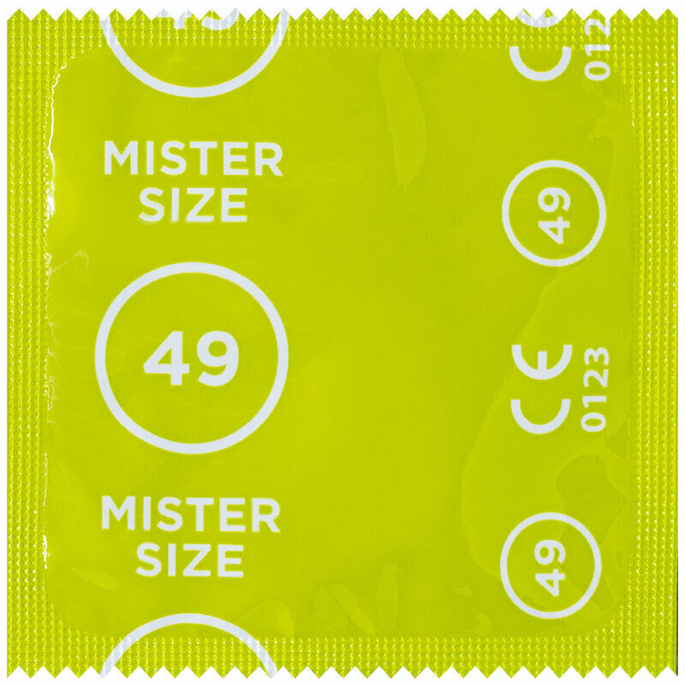 Резинки из натурального латекса Mister Size 49 мм, 3 штуки, фото №3 — секс шоп Украина, NO TABOO