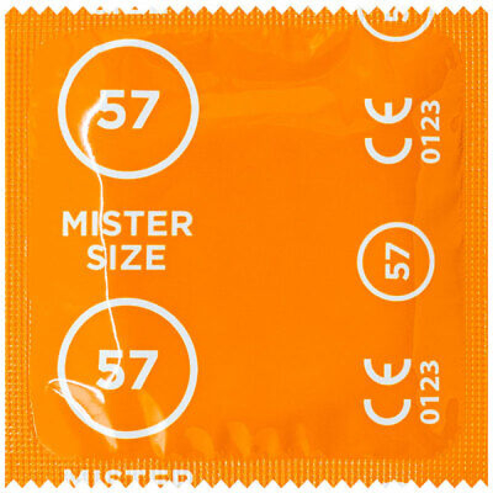 Презервативы из натурального латекса Mister Size 57 мм, 10 штук, фото №3 — секс шоп Украина, NO TABOO
