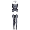 Бодистокинг сексуальный One Size Pure Obsession Leg Avenue, с узорами, черный, фото №3 — секс шоп Украина, NO TABOO