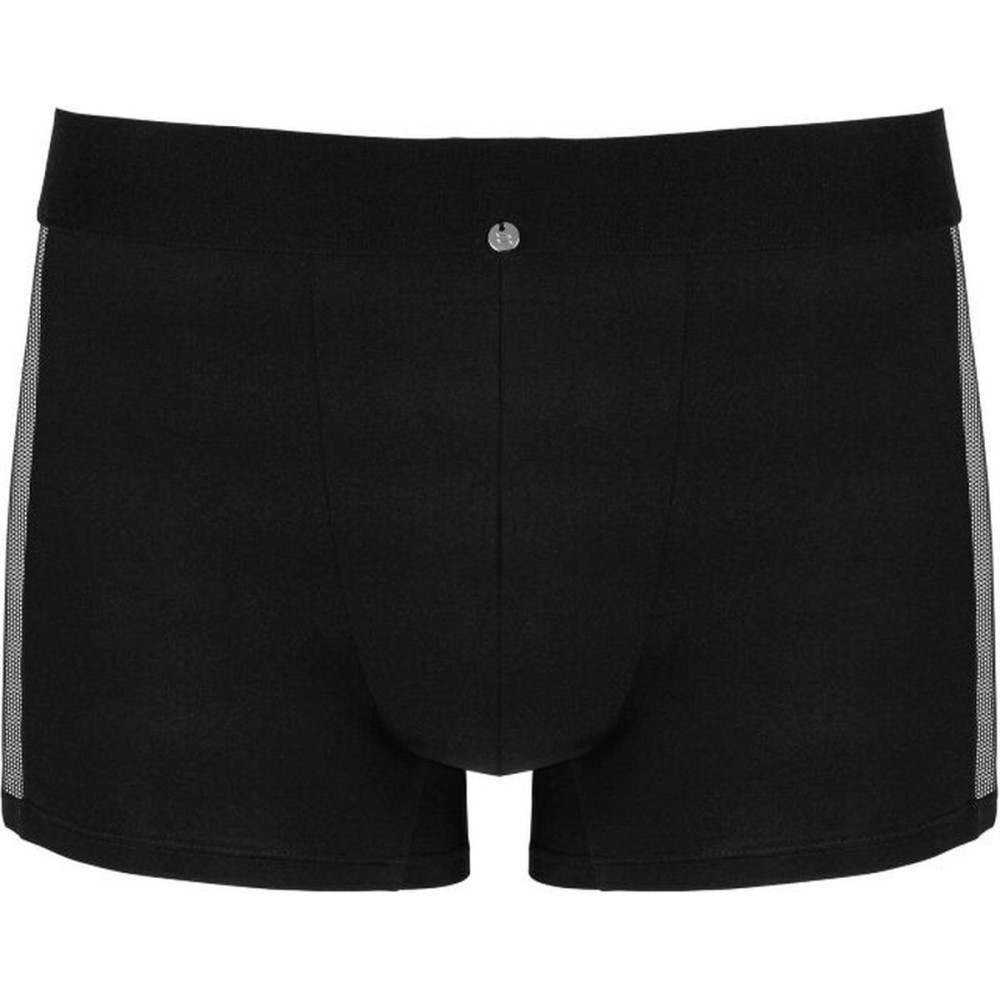 Трусы мужские L/XL Obsessive Boldero, с сеточкой, черные, фото №3 — секс шоп Украина, NO TABOO