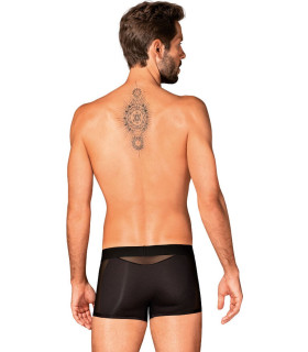 Трусы мужские L/XL Obsessive Boldero, с сеточкой, черные - No Taboo