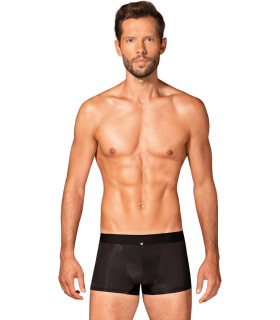 Трусы мужские L/XL Obsessive Boldero, с сеточкой, черные - No Taboo