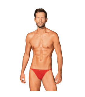 Трусы мужские сексуальные One Size Obsessiver Obsessive, красные - No Taboo