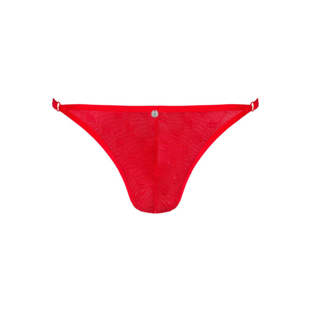 Трусы мужские сексуальные One Size Obsessiver Obsessive, красные, фото №3 — секс шоп Украина, NO TABOO