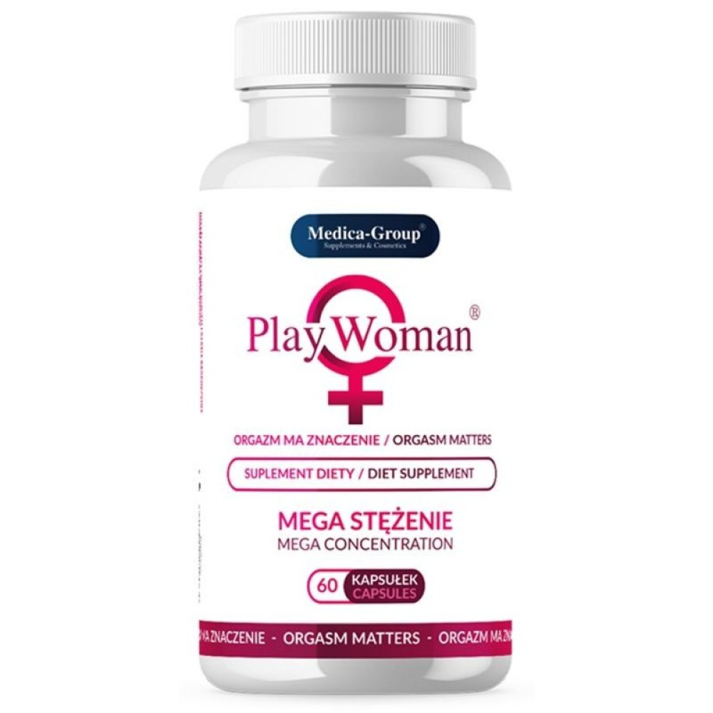 Биологически активная добавка для возбуждения Medica PlayWoman, для женщин, 60 капсул, фото №0 — секс шоп Украина, NO TABOO