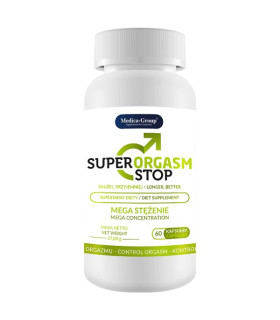 Биологически активная добавка для продления полового акта Medica Super Orgasm Stop, 60 капсул - No Taboo