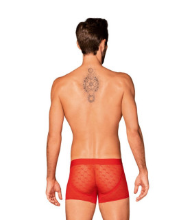 Трусы мужские L/XL Obsessive Obsessiver, с сеточкой, красные - No Taboo