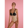 Бюстгальтер конусный One Size L27, Candy Hero из натуральной кожи, черный, фото №6 — секс шоп Украина, NO TABOO