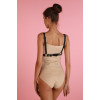 Бюстгальтер конусный One Size L27, Candy Hero из натуральной кожи, черный, фото №7 — секс шоп Украина, NO TABOO
