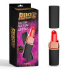 Вакуумный стимулятор для клитора Chisa Fierce Euphoria, в виде помады, черный, 13 х 3.5 см фото №1 — секс игрушки: Украина, NO TABOO