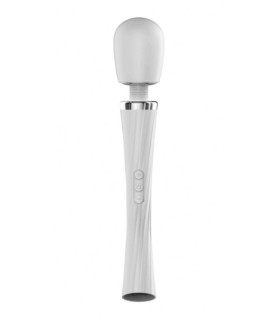 Вибромассажер Chisa Body Rhythm, белый, 29.5 х 5.3 см - No Taboo