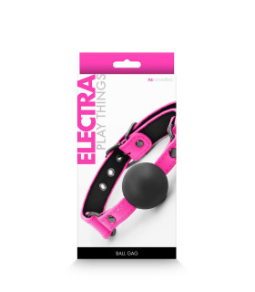 Кляп-шарик NS Novelties Electra, розовый, 4.5 см - No Taboo