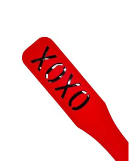 Паддл с надписью XOXO, красный, 31.5 см - No Taboo