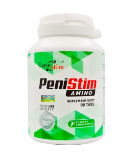Биологически активная добавка для потенции и увеличения члена Penistim Amino LoveStim, 90 шт - No Taboo