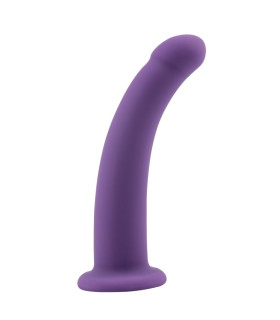 Фаллоимитатор нереалистичный Chisa Bend Over M, фиолетовый, 15 х 3.3 см - No Taboo