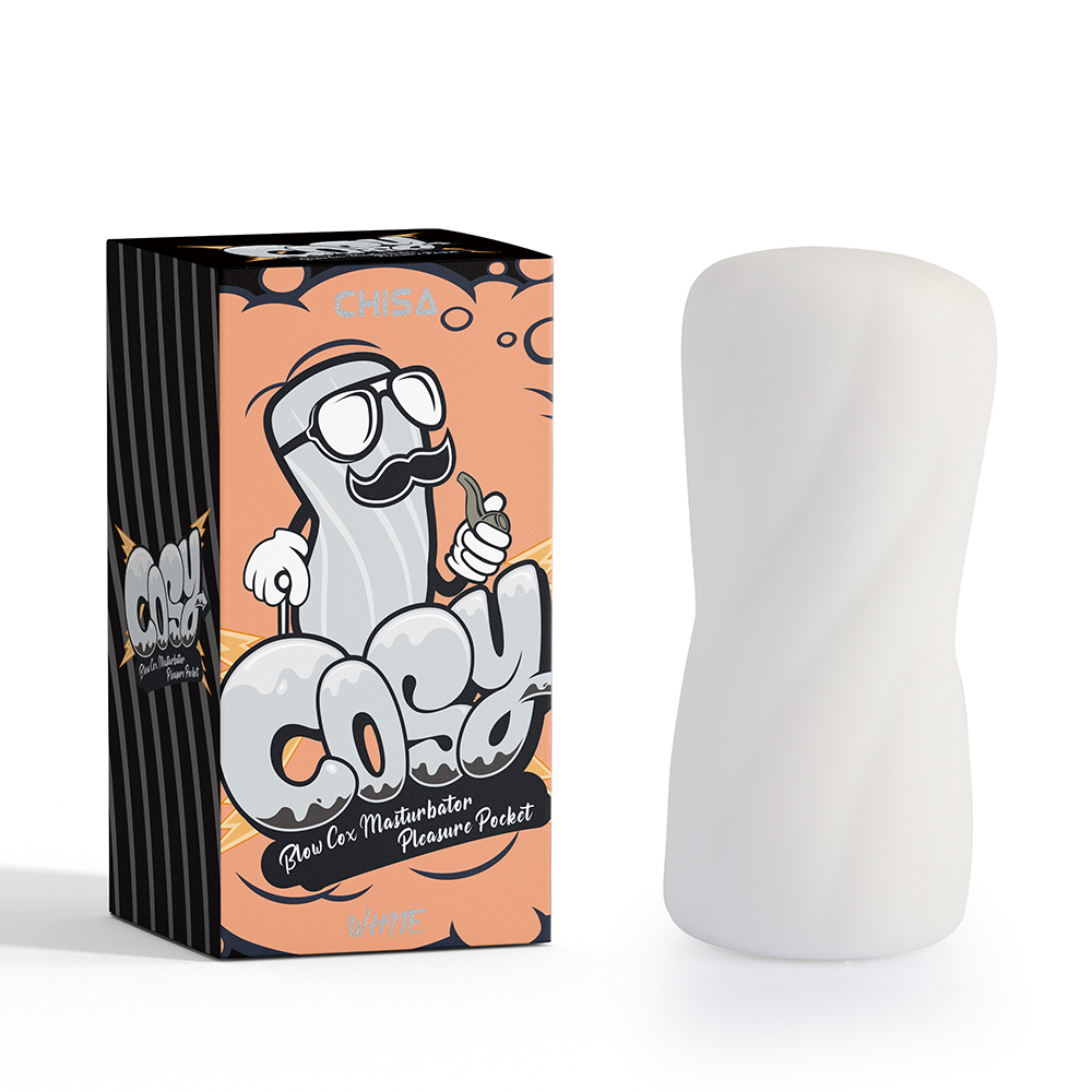 Мастурбатор хай-тек Chisa Cozy Blow Cox, с рельефом, белый, 10.7 х 4.8 см фото №0 — секс игрушки: Украина, NO TABOO