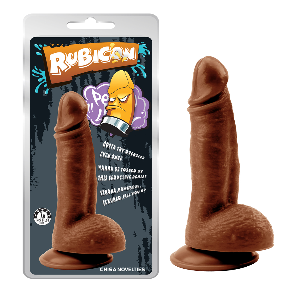 Фаллоимитатор реалистичный Chisa Rubicon, с присоской, коричневый, 20 х 4.3 см фото №0 — секс игрушки: Украина, NO TABOO