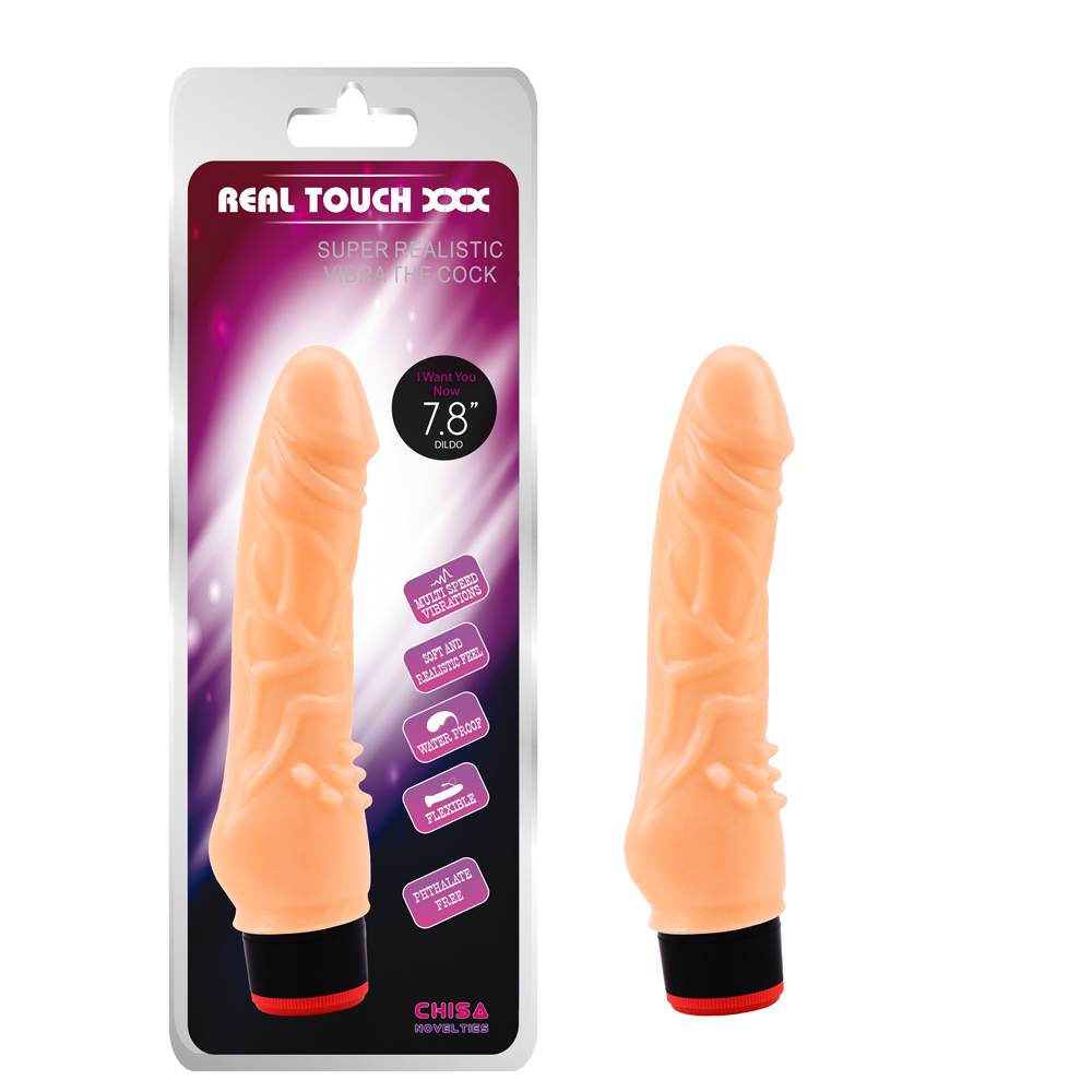 Вибратор реалистичный Chisa Real Touch XXX, бежевый, 19 х 3.3 см фото №0 — секс игрушки: Украина, NO TABOO