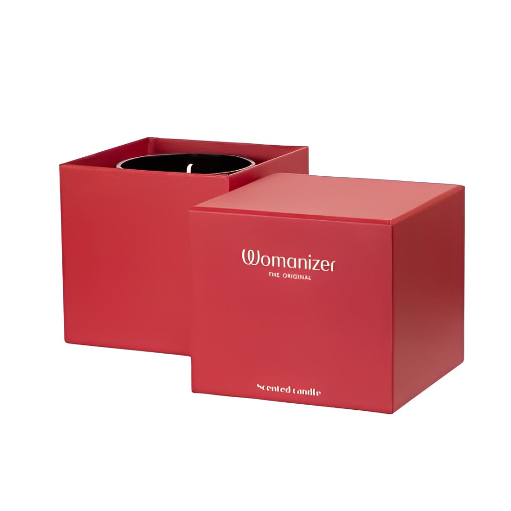 Массажная свеча Womanizer, 155 г, Scented Candle с ароматом белого чая, фото №3 — секс шоп Украина, NO TABOO