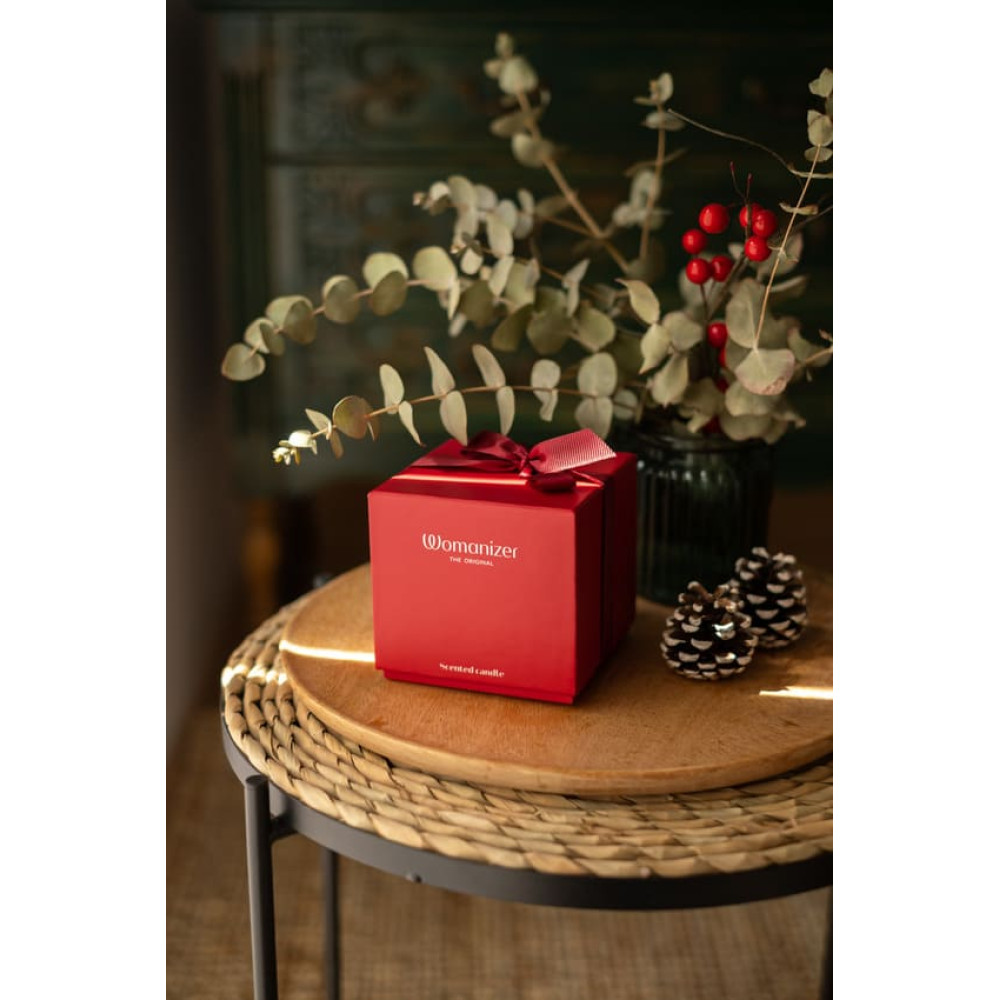 Массажная свеча Womanizer, 155 г, Scented Candle с ароматом белого чая, фото №20 — секс шоп Украина, NO TABOO