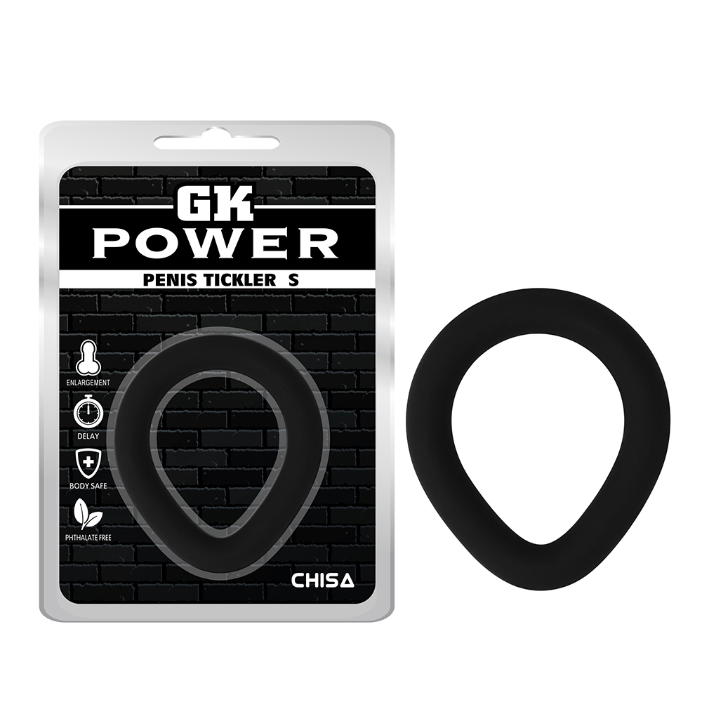 Эрекционное кольцо S Chisa GK Power, черное, 5.5 см фото №0 — секс игрушки: Украина, NO TABOO