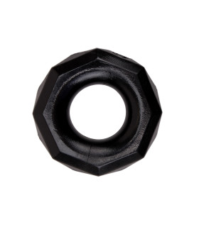 Эрекционное кольцо в форме гайки Chisa GK Power, черное, 2 см, 1 шт - No Taboo