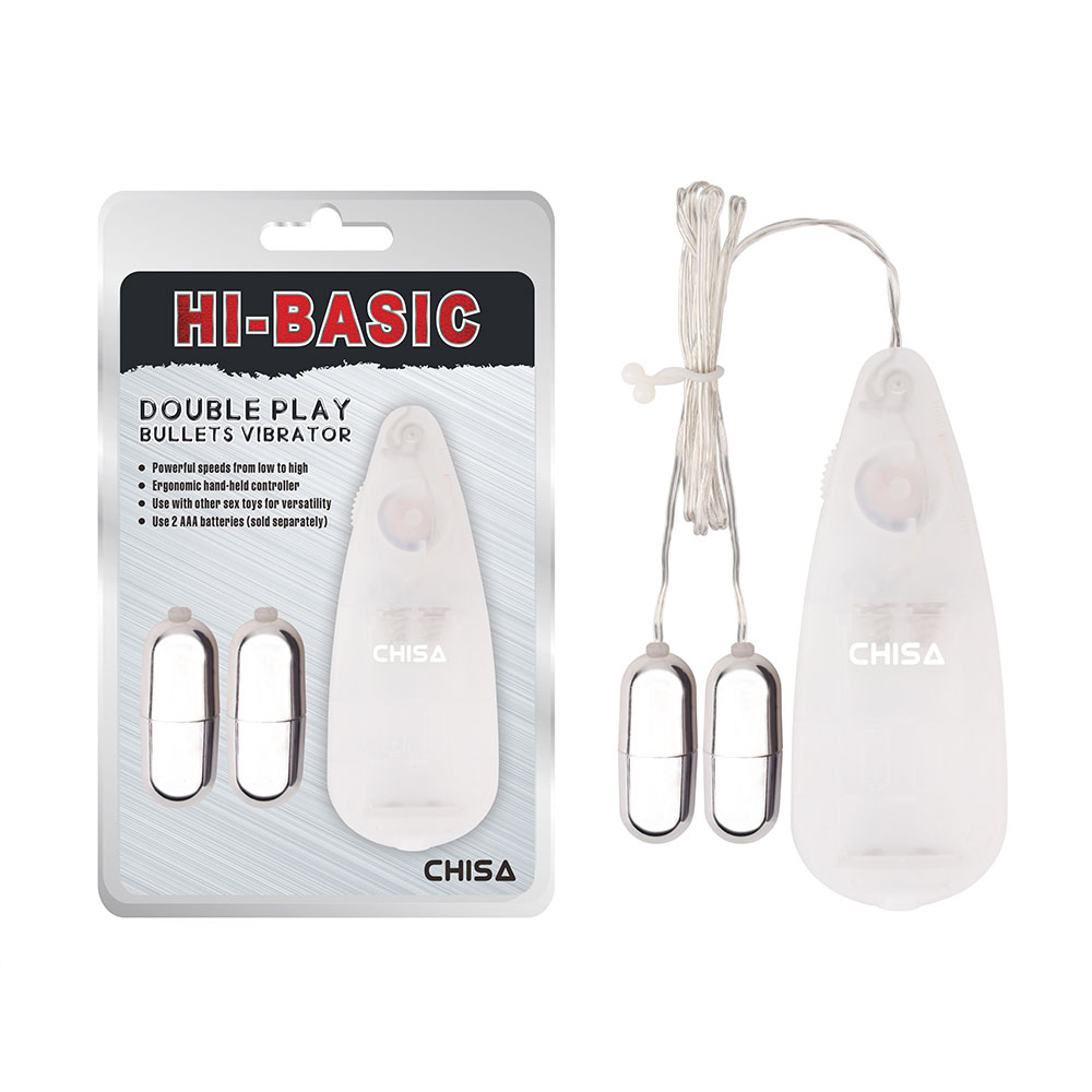 Вибропули с проводным пультом Chisa Hi-Basic, серебристые, 4.5 х 1.5 см фото №0 — секс игрушки: Украина, NO TABOO