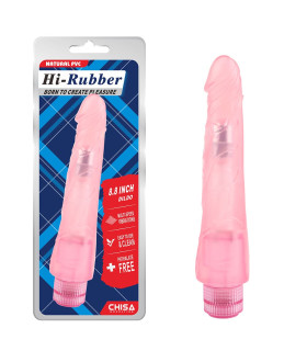 Вибратор реалистичный Chisa Hi-Rubber, розовый, 23 см х 5 см - No Taboo