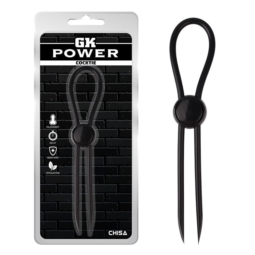 Эрекционное лассо Chisa GK Power, черное, 2.2 см фото №0 — секс игрушки: Украина, NO TABOO