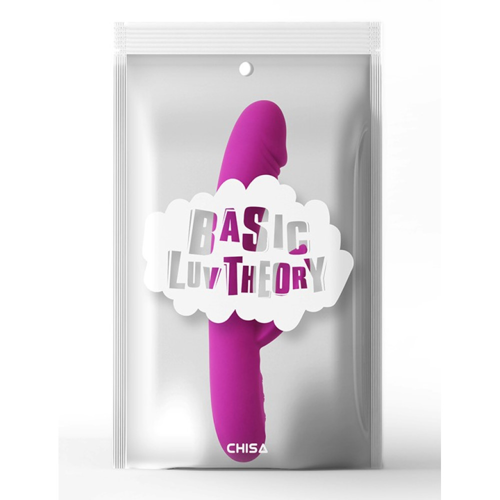 Вибратор-кролик Chisa Basic Luv Theory, фиолетовый, 20 х 2 см фото №2 — секс игрушки: Украина, NO TABOO