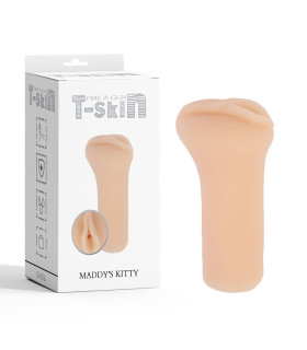 Мастурбатор реалистичный вагина Chisa T-Skin, бежевый, 13.7 х 5.7 см - No Taboo
