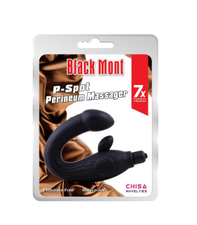 Массажер простаты Chisa Black Mont, черный, 29 х 5 см - No Taboo