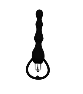 Анальная елочка с вибрацией Chisa Black Mont, черная, 18 х 2.5 см - No Taboo