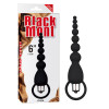 Анальна ялинка Chisa Black Mont, з вібрацією, чорна, 19.5 х 2.5 см фото №1 — секс іграшки: Україна, NO TABOO