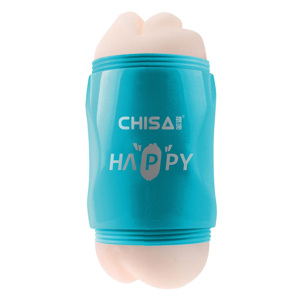 Мастурбатор в колбе реалистичный двусторонний Chisa Happy Cup Mouth, в вибрацией, 19 х 7.5 см фото №2 — секс игрушки: Украина, NO TABOO