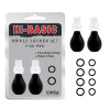 Вакуумные помпы для сосков Chisa Hi-Basic, черные, 2 шт, 6.5 х 1.2 см фото №1 — секс игрушки: Украина, NO TABOO