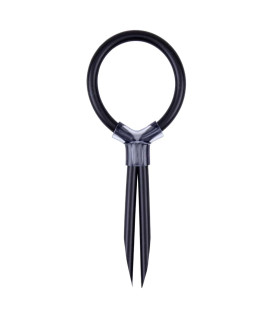 Эрекционное кольцо-лассо Chisa Get Lock, черное, 5 см - No Taboo