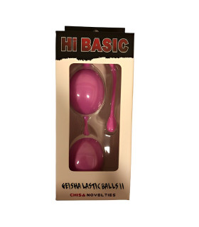 Вагинальные шарики на мягкой сцепке Chisa, розовые, 20.5 х 3.6 см - No Taboo