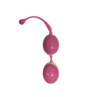 Вагинальные шарики на мягкой сцепке Chisa, розовые, 20.5 х 3.6 см - No Taboo