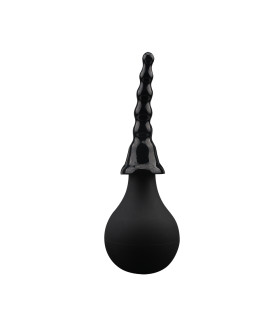 Анальный душ Chisa Black Mont с двумя насадками, черный, 150 мл - No Taboo