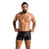Мужские шорты L/XL Passion Men Short Matt, с молниями, черные, фото №1 — секс шоп Украина, NO TABOO