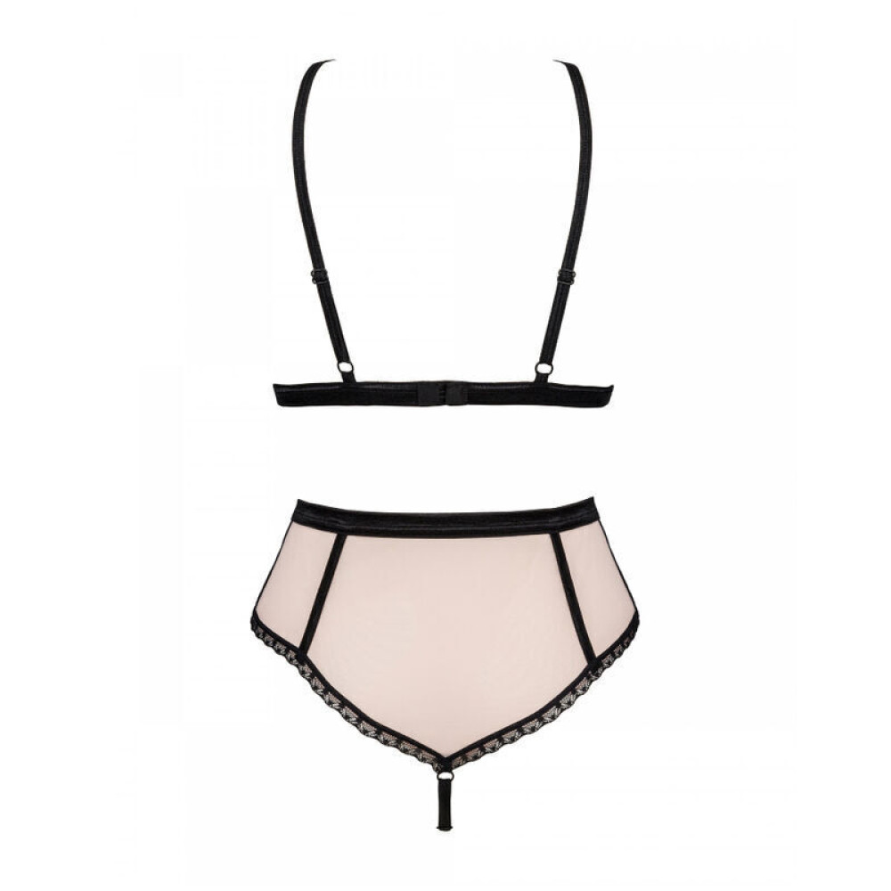 Комплект сексуальный S/M Lilines Obsessive, розовый, фото №4 — секс шоп Украина, NO TABOO
